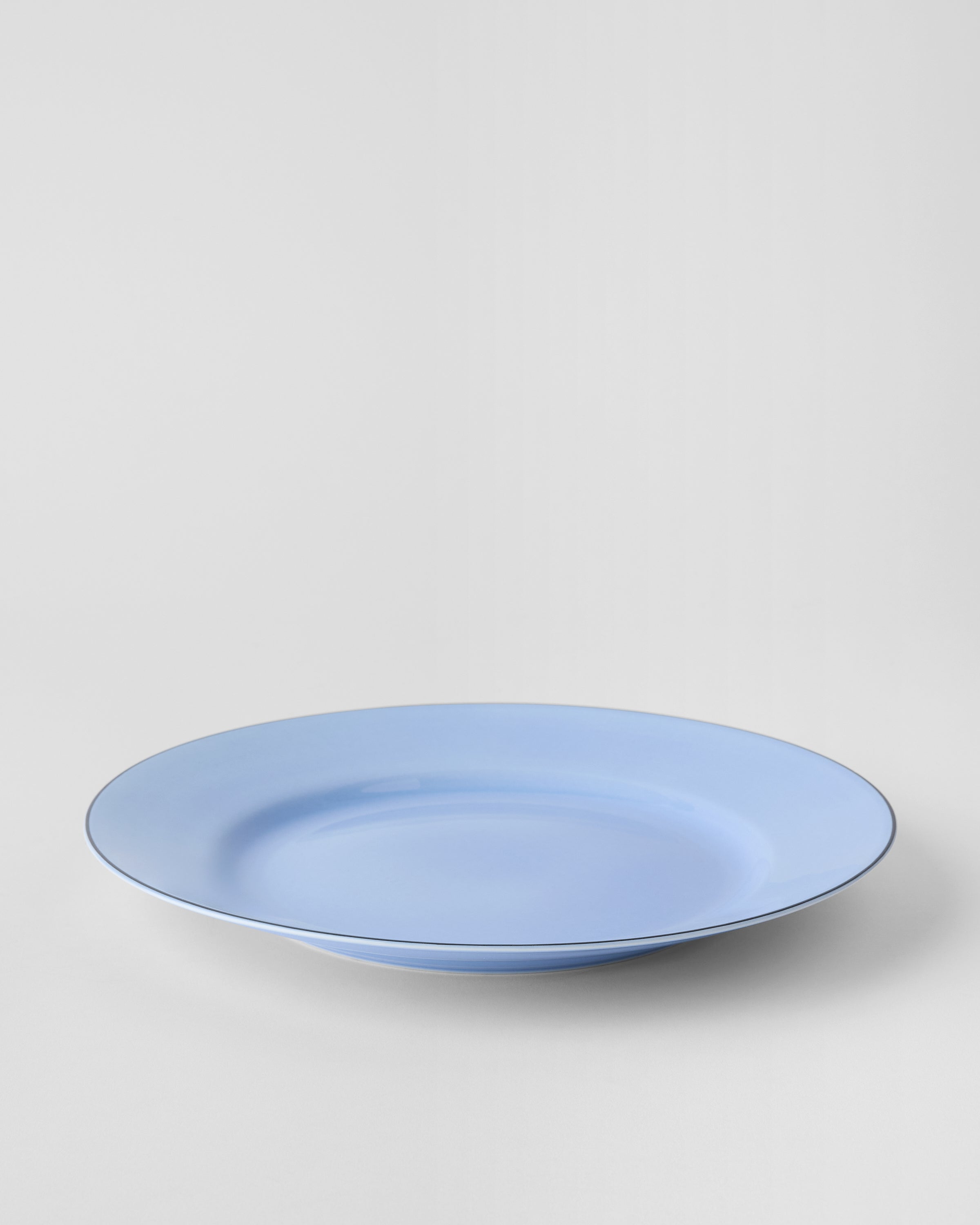Natur Blåbärsblå, Tallrik 28 cm med bräm