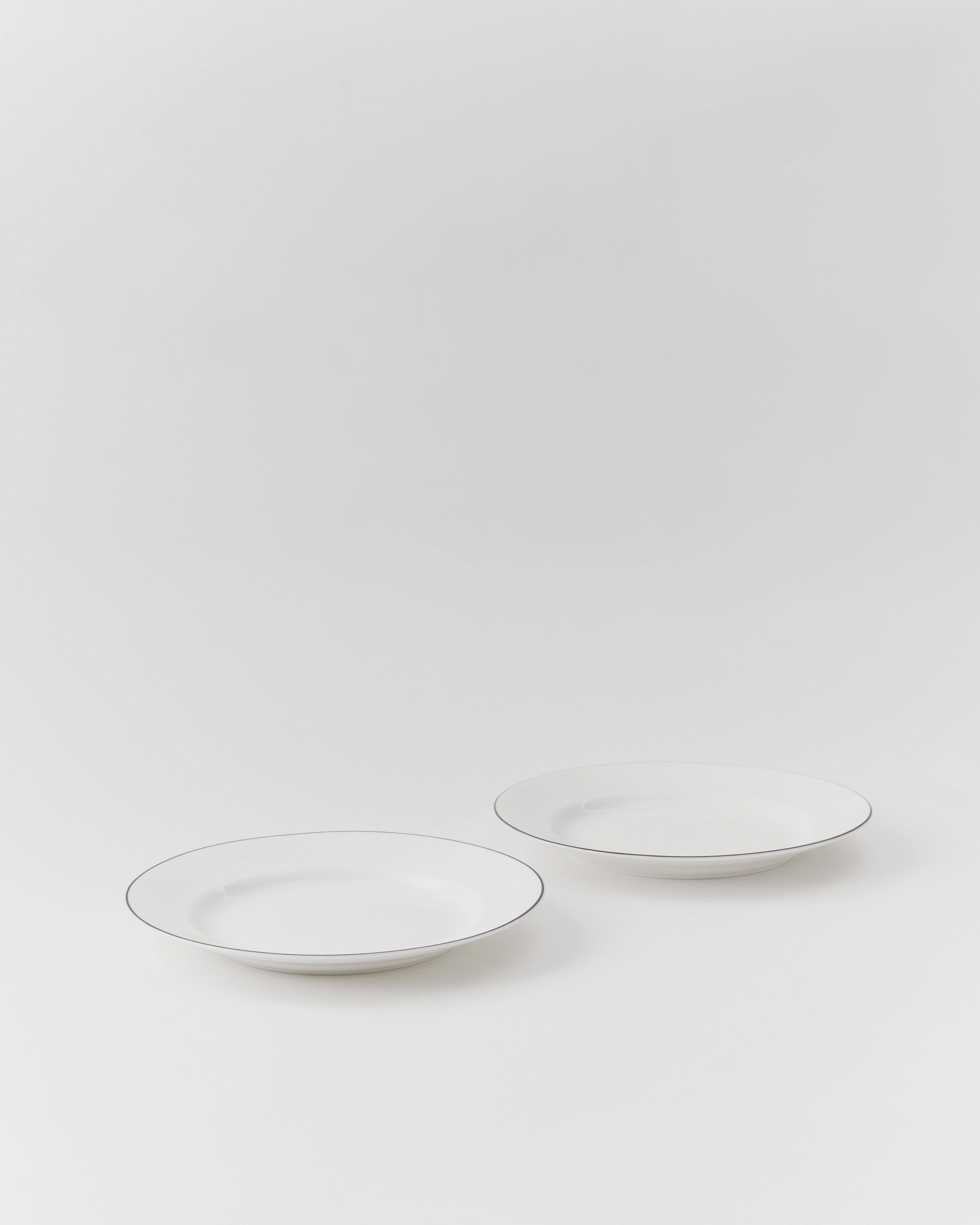 Paket: 2st. NATUR Snövit, Tallrik 22 cm m bräm
