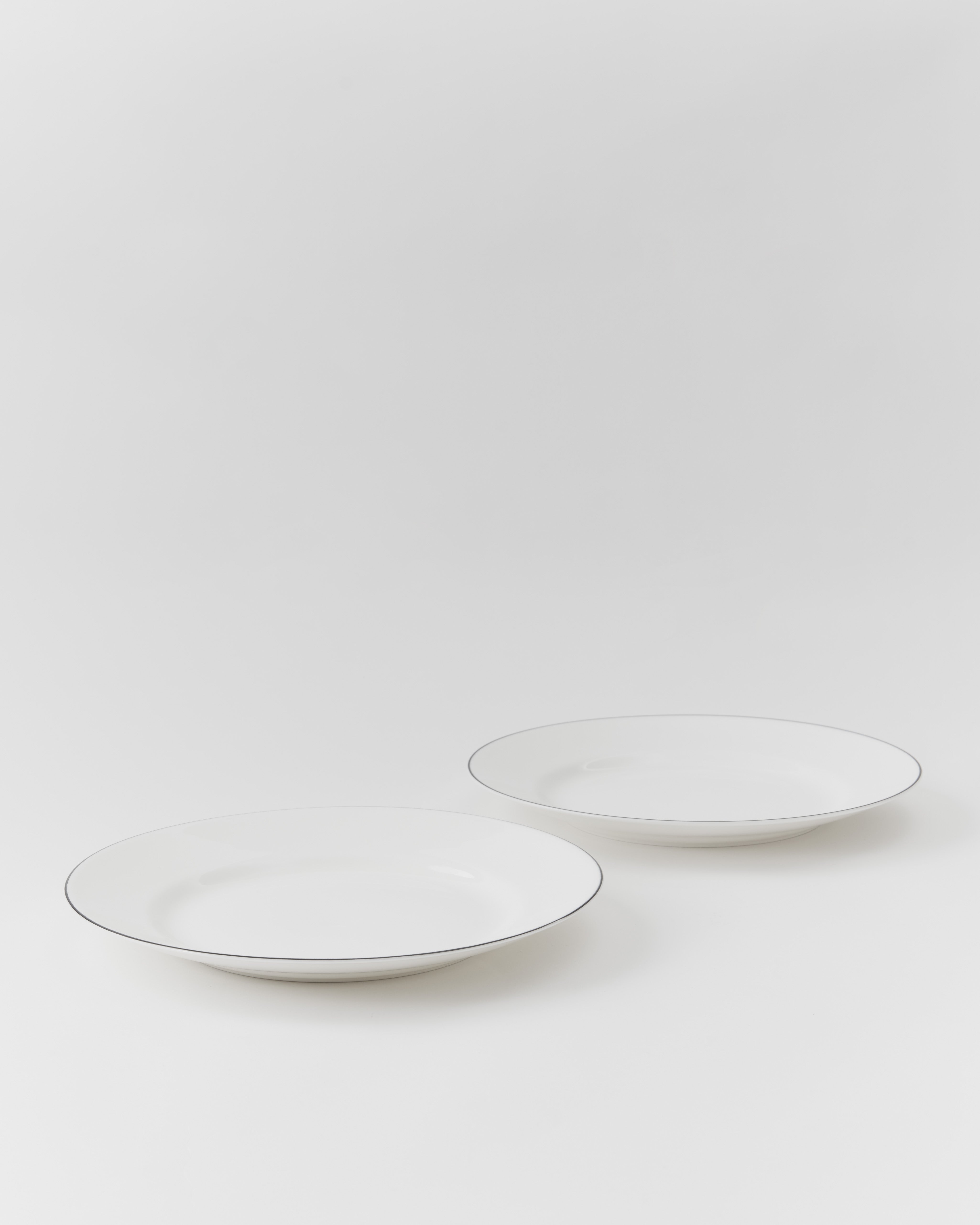 Paket: 2st. NATUR Snövit, Tallrik 28 cm m bräm