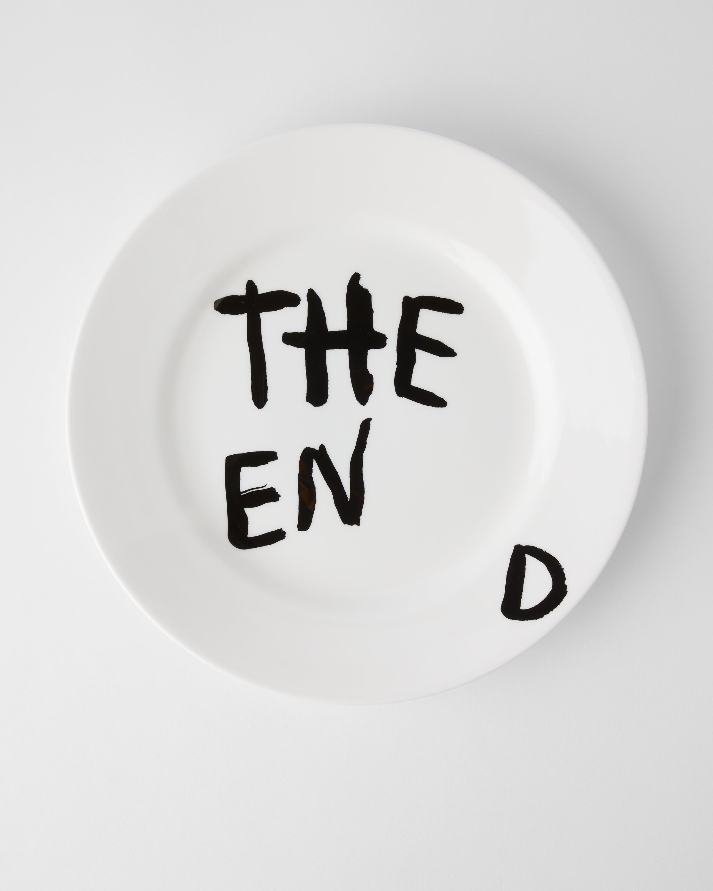 WEC The end, Tallrik 28 cm med bräm